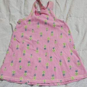 Cat & Jack 2t Pineapple Pink Tank Top Dress
